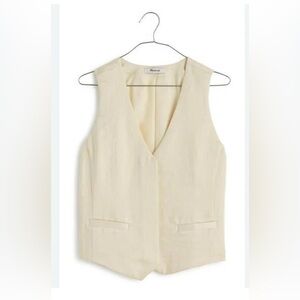 Madewell Cream Vest